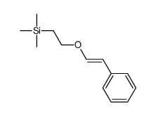 trimethyl-[2-(2-phenylethenoxy)ethyl]silane Structure
