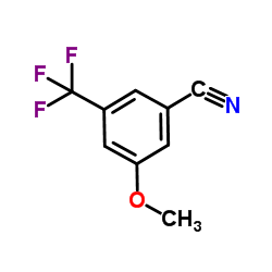 3-Methoxy-5-(trifluoromethyl)benzonitrile Structure