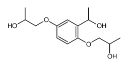 1-[3-(1-hydroxyethyl)-4-(2-hydroxypropoxy)phenoxy]propan-2-ol Structure