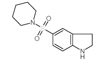 5-(PIPERIDIN-1-YLSULFONYL)INDOLINE Structure