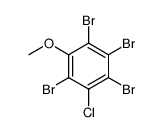 3-chloro-2,4,5,6-tetrabromoanisole Structure