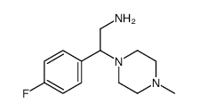 2-(4-fluorophenyl)-2-(4-methylpiperazin-1-yl)ethanamine结构式