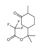 2-(4-methyl-3-oxocyclohexyl)propan-2-yl 2,2,2-trifluoroacetate Structure