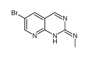 6-溴-N-甲基-吡啶并[2,3-d]嘧啶-2-胺结构式