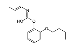 (2-butoxyphenyl) N-prop-1-enylcarbamate Structure