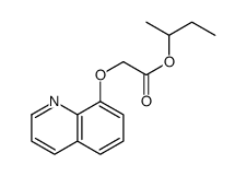 butan-2-yl 2-quinolin-8-yloxyacetate Structure