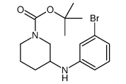 1-BOC-3-(3-BROMO-PHENYLAMINO)-PIPERIDINE Structure