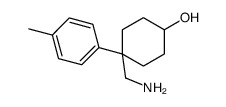 4-(AMINOMETHYL)-4-P-TOLYLCYCLOHEXANOL structure