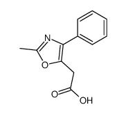 2-(2-methyl-4-phenyl-1,3-oxazol-5-yl)acetic acid结构式