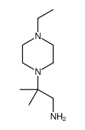 2-(4-ethyl-1-piperazinyl)-2-methyl-1-propanamine(SALTDATA: FREE) Structure