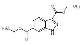 1H-INDAZOLE-3,6-DICARBOXYLIC ACID DIETHYL ESTER structure