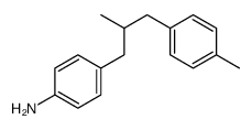 4-[2-methyl-3-(4-methylphenyl)propyl]aniline Structure