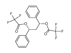 (+/-)-1,3-bis(trifluoroacetoxy)-1,3-diphenylpropane Structure