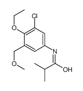 N-[3-chloro-4-ethoxy-5-(methoxymethyl)phenyl]-2-methylpropanamide Structure