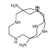 3,6,10,13,16,19-Hexaazabicyclo(6.6.6)eicosane-1,8-diamine结构式