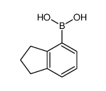 2,3-dihydro-1H-inden-4-ylboronic acid结构式