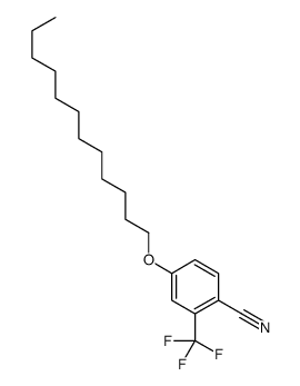 4-dodecoxy-2-(trifluoromethyl)benzonitrile Structure