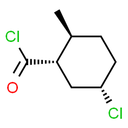 Cyclohexanecarbonyl chloride, 5-chloro-2-methyl-, (1alpha,2beta,5alpha)- (9CI) picture