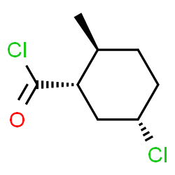 Cyclohexanecarbonyl chloride, 5-chloro-2-methyl-, (1alpha,2beta,5alpha)- (9CI)结构式