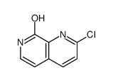 2-氯-1,7-萘啶-8(7h)-酮结构式