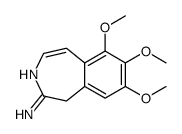 6,7,8-trimethoxy-1H-3-benzazepin-2-amine Structure