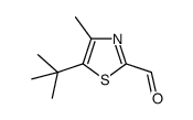 5-tert-Butyl-4-methyl-thiazole-2-carbaldehyde结构式