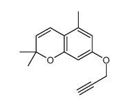 2,2,5-trimethyl-7-prop-2-ynoxychromene结构式