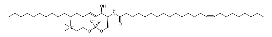 N-nervonoyl-D-erythro-sphingosylphosphorylcholine picture