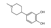 1,2-Benzenediol,4-(1-methyl-4-piperidinyl)-(9CI) structure