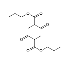 bis(2-methylpropyl) 2,5-dioxocyclohexane-1,4-dicarboxylate Structure