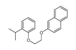 2-[2-(2-propan-2-ylphenoxy)ethoxy]naphthalene Structure