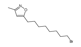 5-(8-bromooctyl)-3-methylisoxazole Structure