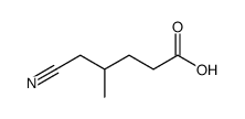 5-Cyan-4-methyl-pentansaeure Structure