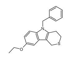 5-benzyl-8-ethoxy-1,3,4,5-tetrahydro-thiopyrano[4,3-b]indole Structure