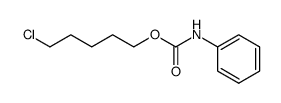 Phenylcarbamidsaeure-<5-chlor-amylester>结构式