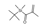 1-tert-butyldimethylsilyl-2-methylpropenone结构式