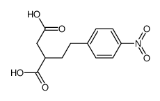 (4-nitro-phenethyl)-succinic acid Structure