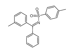 4-methyl-N-(phenyl(m-tolyl)methylene)benzenesulfonamide Structure