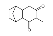 6-methyl-hexahydro-1,4-methano-naphthalene-5,7-dione结构式