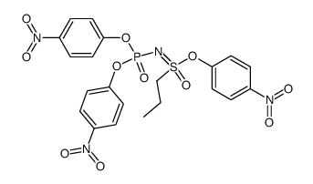 N--propan-sulfonimidsaeure-(1)-<4-nitro-phenylester>结构式