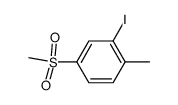 2-iodo-1-methyl-4-(methylsulfonyl)benzene Structure
