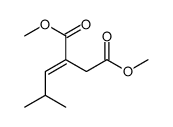 dimethyl 2-(2-methylpropylidene)butanedioate Structure