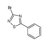 3-Bromo-5-phenyl-1,2,4-thiadiazole结构式