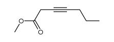 hept-3-ynoic acid methyl ester结构式