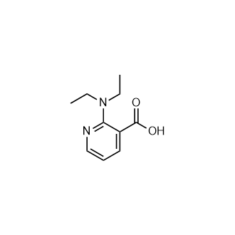 2-(二乙氨基)烟酸结构式