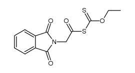 (O-ethyl carbonothioic) 2-(1,3-dioxoisoindolin-2-yl)acetic thioanhydride Structure