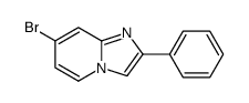 7-溴-2-苯基咪唑并[1,2-a]吡啶结构式