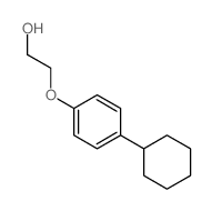 Ethanol,2-(4-cyclohexylphenoxy)-结构式