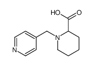 1-(pyridin-4-ylmethyl)piperidine-2-carboxylic acid结构式