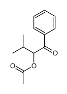 (3-methyl-1-oxo-1-phenylbutan-2-yl) acetate Structure